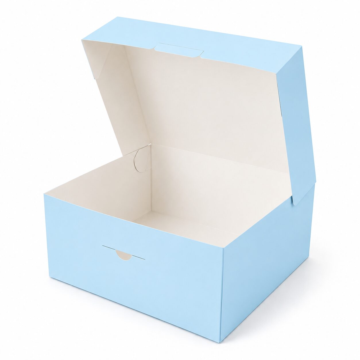 file_0000000036c071f6a9de1e198f4b0578 Kartonska kutija za tortu 20x20x12 cm sa poklopcem – svetlo plava - Slika 1